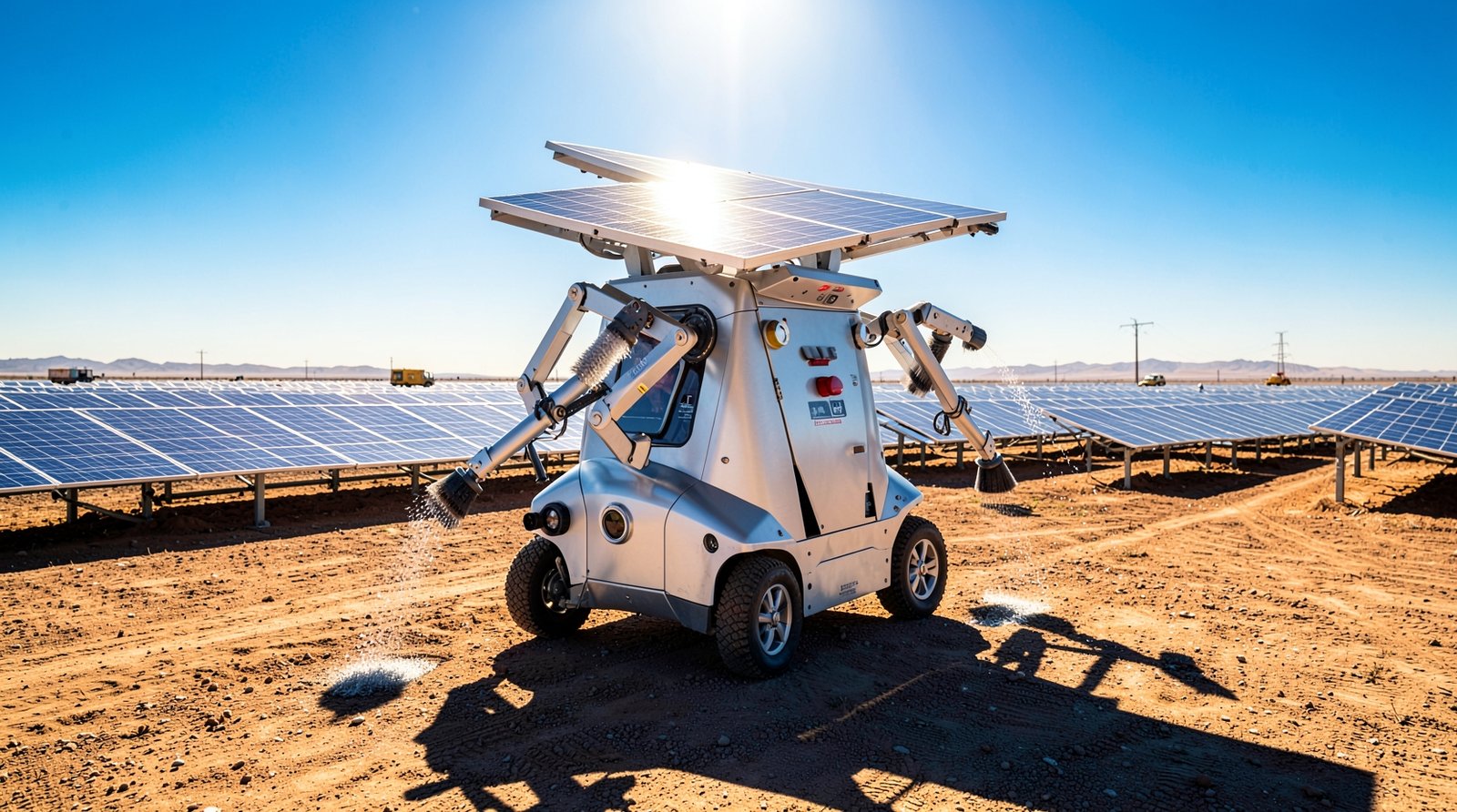 Solar Panel Cleaning Robot