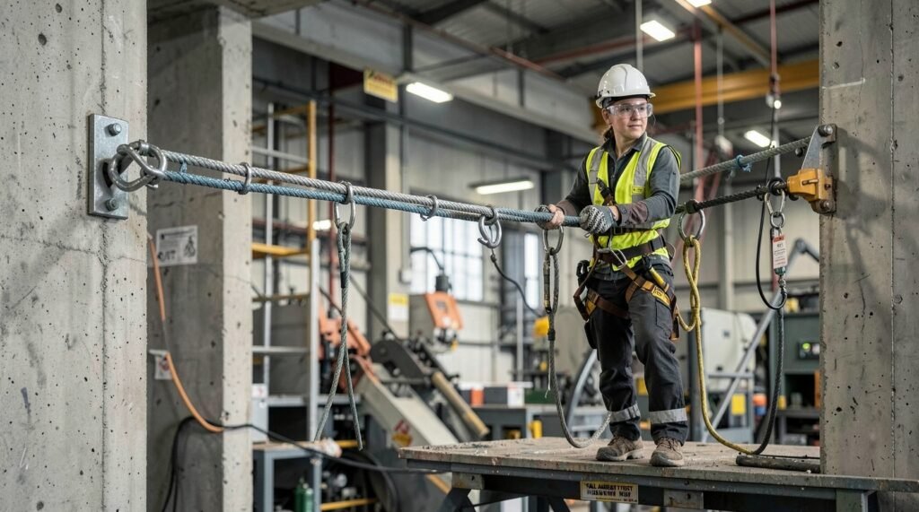 Lifeline Fall Arrest System Indonesia: Protecting Workers at Height in Oil, Gas and Industrial Sites
